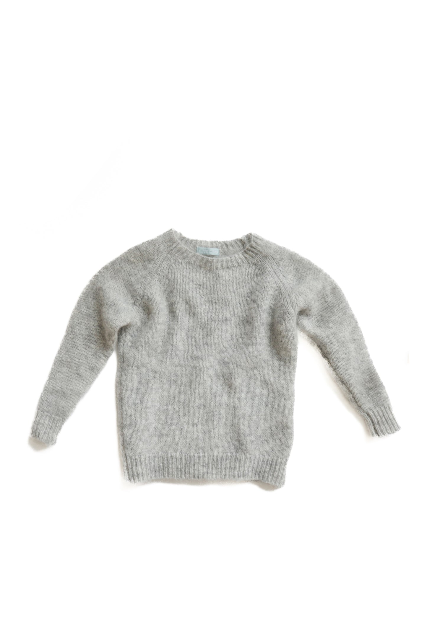 Wool sweater heather grey