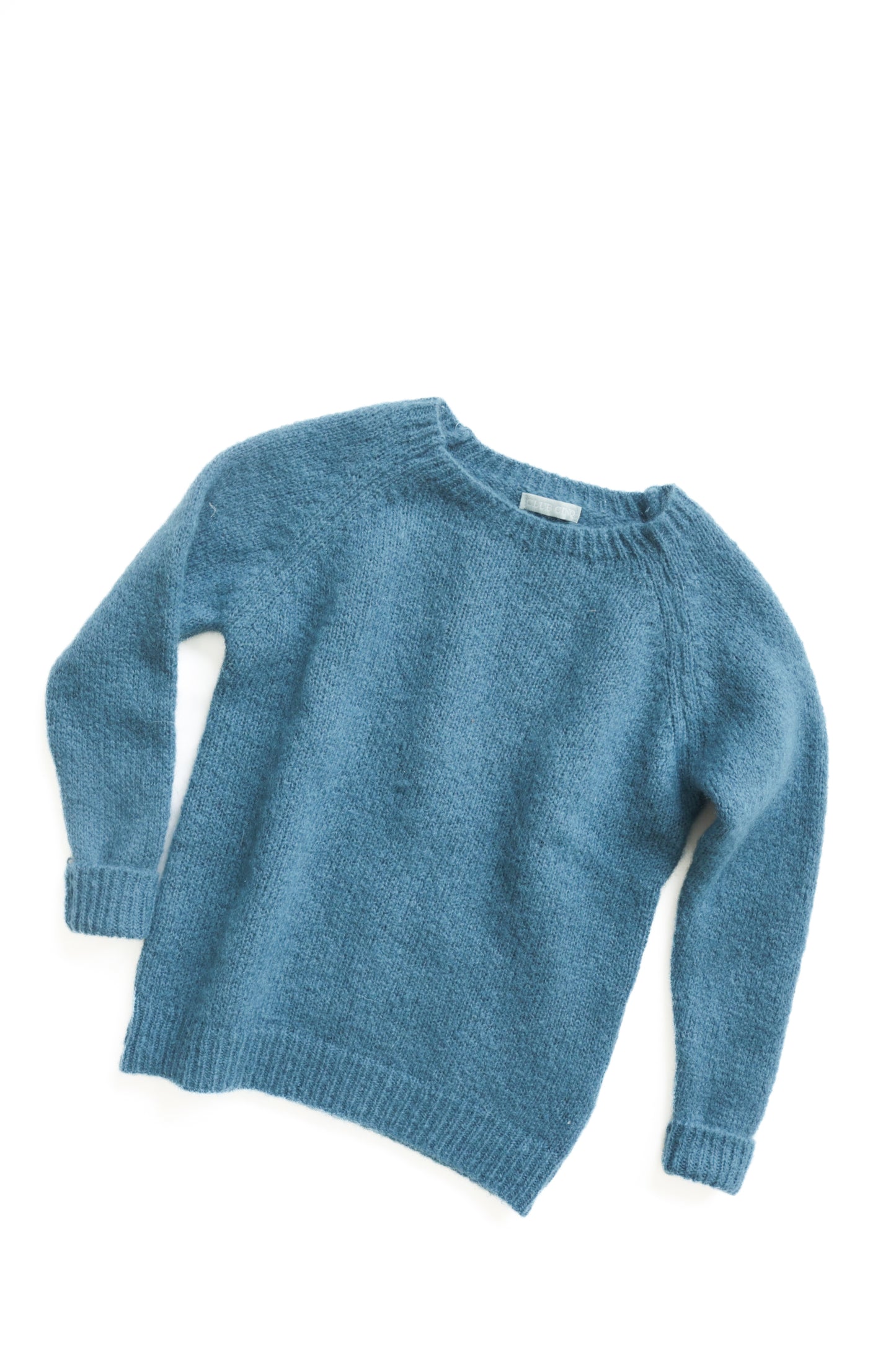 Wool sweater petrol